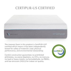 Wellsville 14 Inch Gel Hybrid Mattress